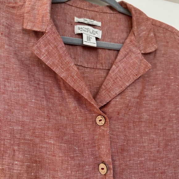 Rachel Zoe Linen Shirt - Picture 6 of 7